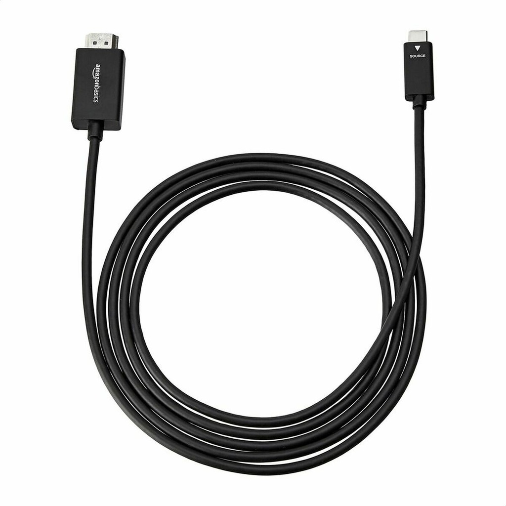 Basics Premium Aluminum USB-C to HDMI Cable Adapter (Thunderbolt 3 Compatible) 4K@60Hz - 6-Foot