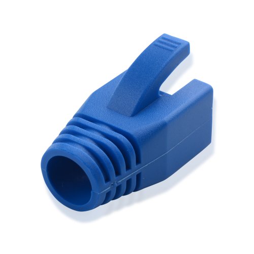 Cable Matters 50-Pack RJ45 Shielded Modular Plugs with Strain Relief Boots