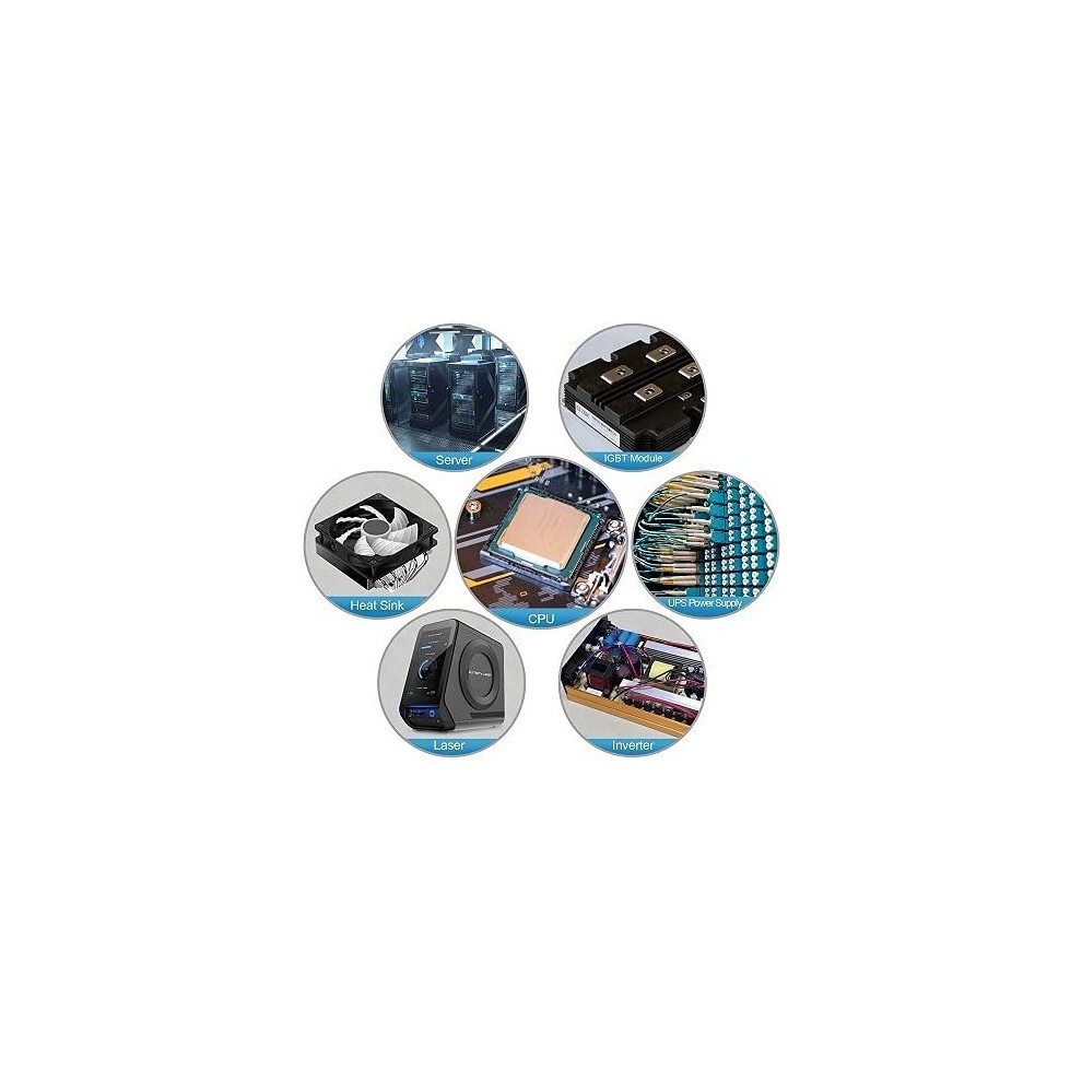 HY510100g 25g4 Thermal PasteHeatsink Paste Thermal Conductivity 193Wmk Carbon Based High Performance Thermal Compound CPU for All Coolers100 Gram