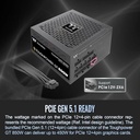 Thermaltake Toughpower GT 850W ATX 3.1 Standard Power Supply 80 Plus Gold Efficiency Smart Zero Fan Native 450W PCIe 5.1 Connector PS-TPT-0850FNFAGU-3