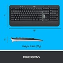 Logitech MK540 Wireless Keyboard en Mouse 