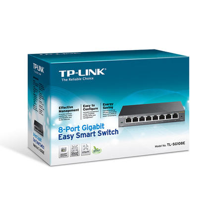 TP-Link 8 Port Gigabit Easy Smart Switch TL-SG108E 