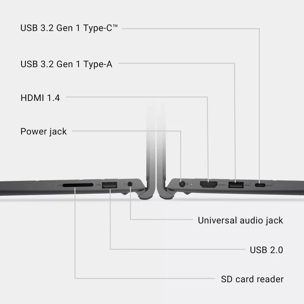 Dell - 15.6' 2K Touchscreen Laptop - Intel Core I5 1334U 2023 - 8GB Memory - 512GB Storage - Carbon Black