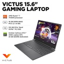 HP - Victus 15.6' 144Hz Full HD Gaming Laptop - AMD Ryzen 7 7445HS - 16GB Memory - NVIDIA GeForce RTX 4050 - 512GB SSD - Mica Silver