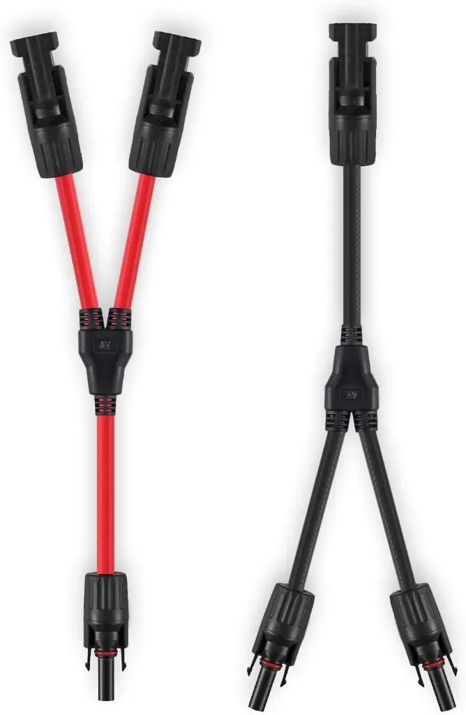 Soyan Solar Parallel Connector Y Splitter 1Y2 10awg Solar Cable Connector
