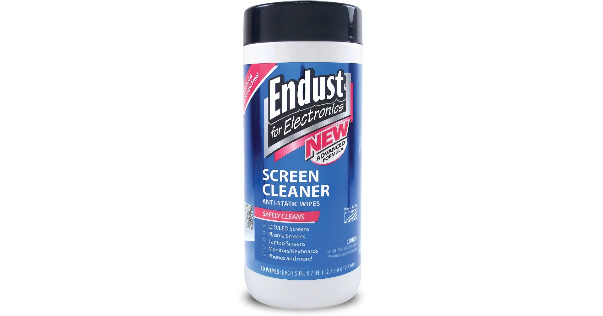 Endust LCD and PLASMA Monitor Cleaner Pop-Up Wipes 70 ct