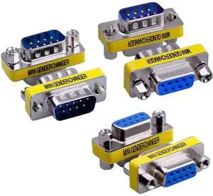 DB9 M/DB9 M,Molded Gender Changer