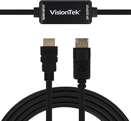 HDMI male to Displayport male 1.5m Active Cable