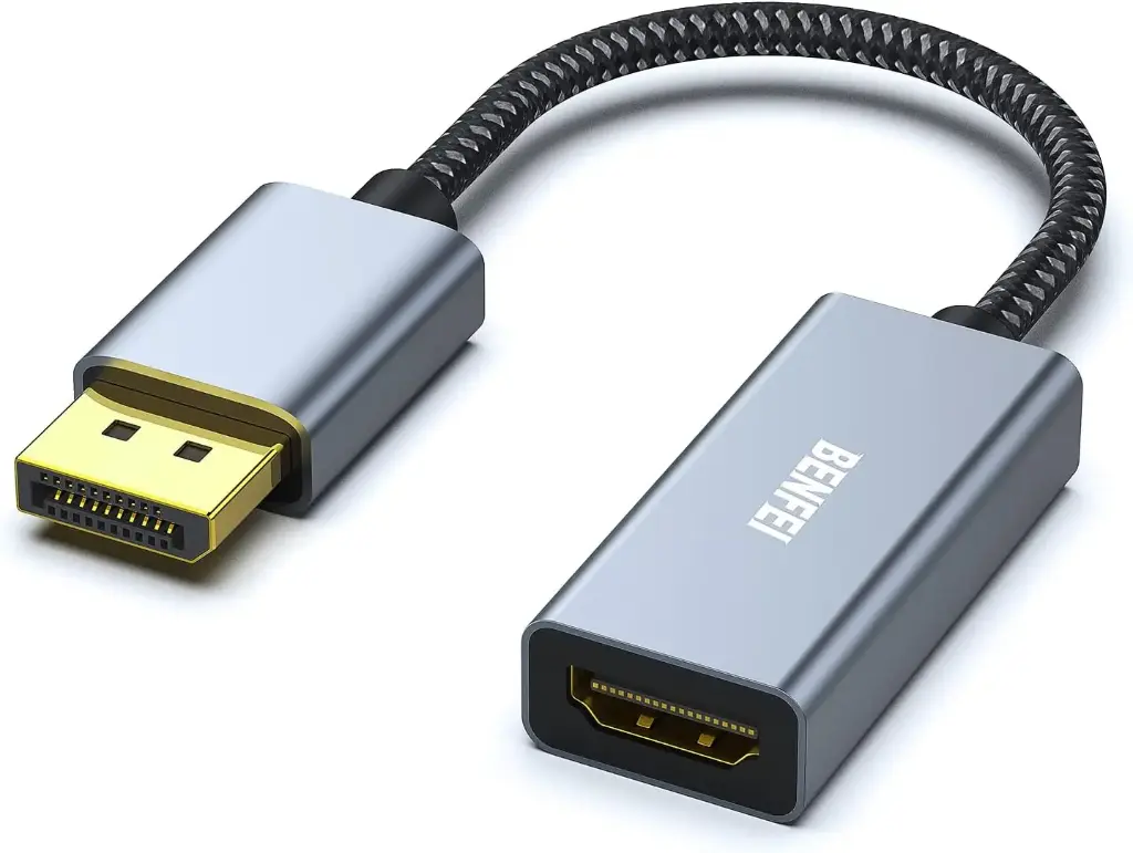 [ACC-007V] Benfei 4K Displayport Male to HDMI Female Adapter
