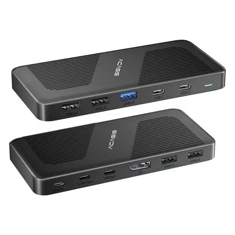 ACASIS 11-in-1 40Gbps Dock , Laptop Docking Station Dual Monitor Single 8K or Dual 4k DS-9003  1x DP , 4X USB 2.0 , 1X USB 3.0 , 2X USB-C