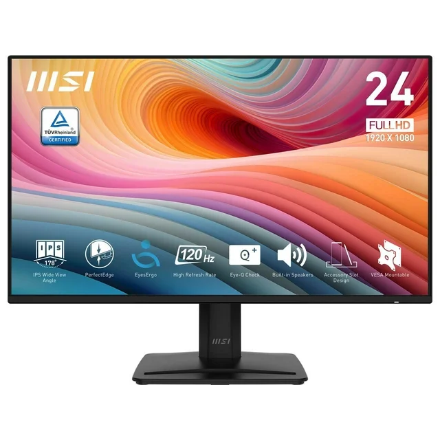 Monitor MSI Pro 23.5''(1920x1080) 1xHDMI 1xDisplayport MP2412W Black