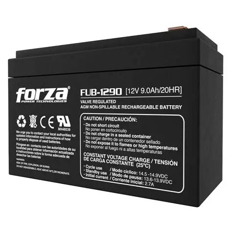[BATT-000L] Battery Forza 12v 9 Amp 20HR