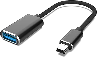 USB A Female TO Mini USB B 5 Pin Male Adaptor Cable