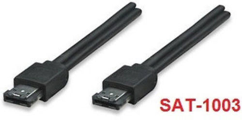 Cable: External Esata Cable M/M 3 FT