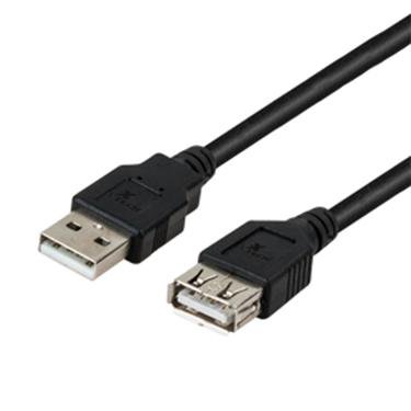 Xtech - Extension Cable USB 2.0 a Male to a Female 10ft Black XTC-305