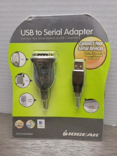 Cable: USB to PDA/Serial Adapter Iogear
