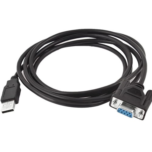 Cable: USB 2.0 Male to Serial DB9 adapter 10FT