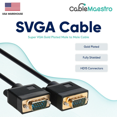 Cable:VGA 3 FT/1M