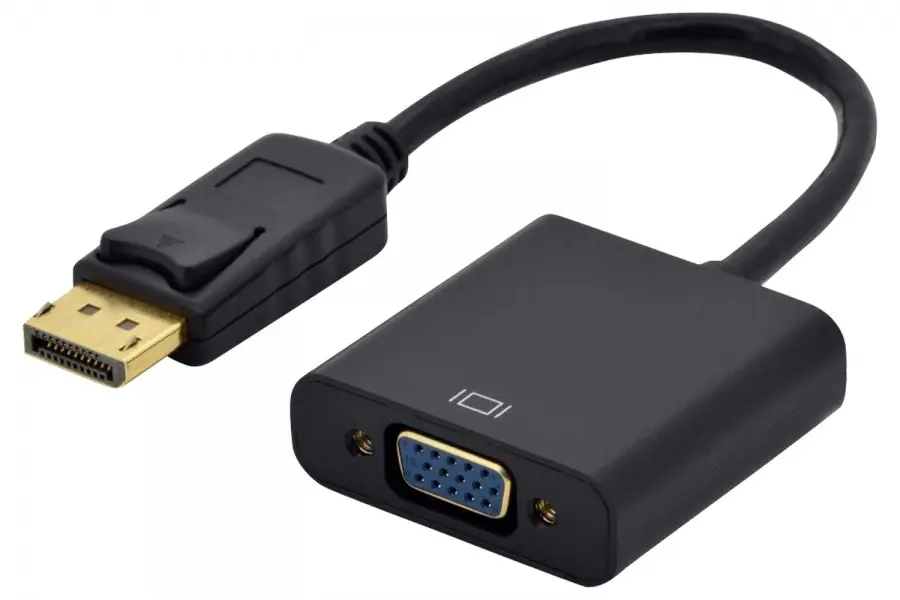 [CAB-019H] Moread Displayport to VGA Male to Female Adapter