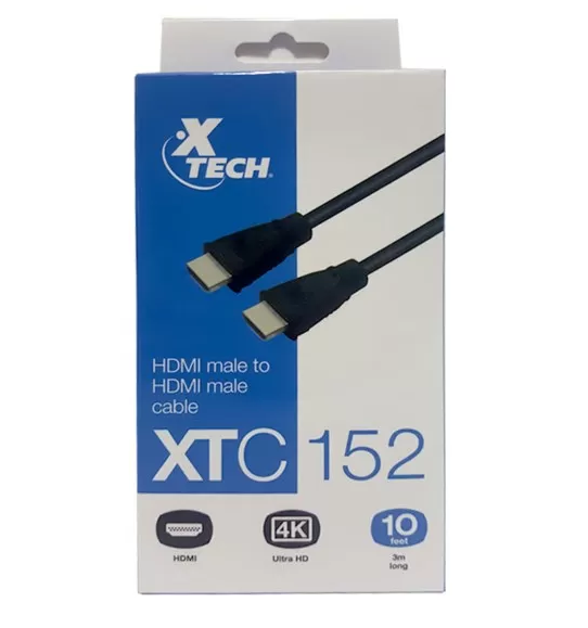 Xtech Cable HDMI  to HDMI M/M 10ft (XTC-152)