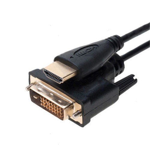 Cable: DVI-D M to HDMI M Cable Gold Digital HDTV