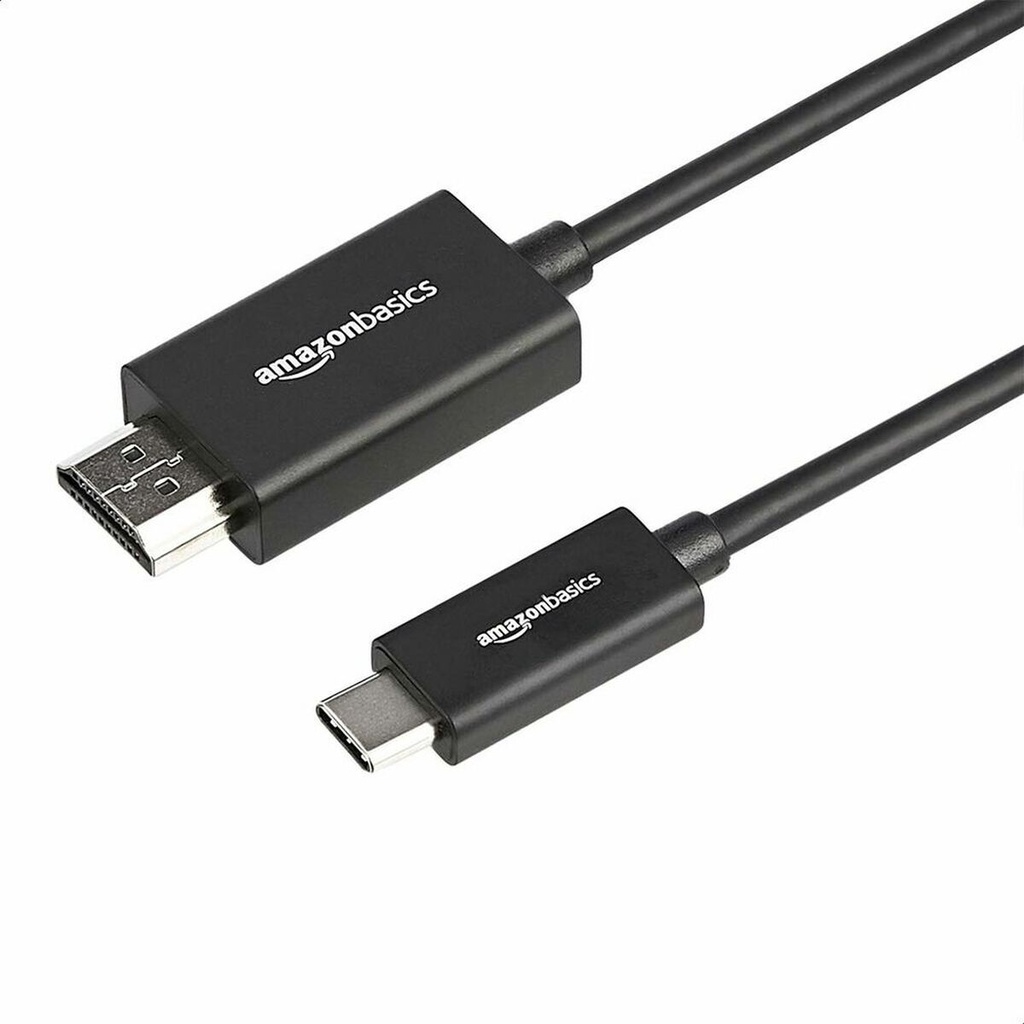 Basics Premium Aluminum USB-C to HDMI Cable Adapter (Thunderbolt 3 Compatible) 4K@60Hz - 6-Foot
