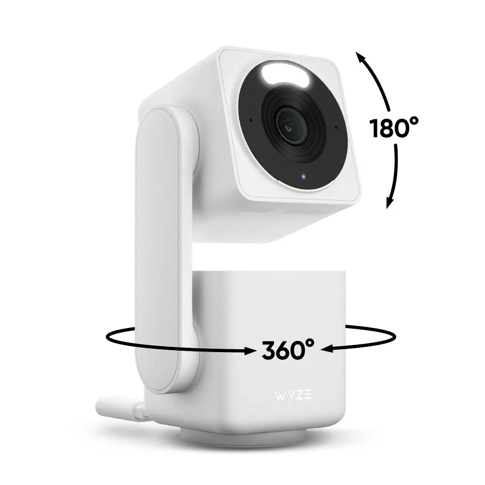[CAM-WYZE-PV4] Wyze Camera Pan V4    4K Tilt/Zoom in&Outdoor ColorNightVision 