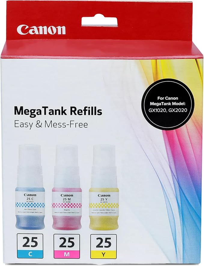 Cartridge:Canon GI-25 Color combo Cyan,Magenta,Yellow