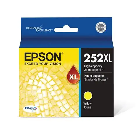 Cartridge : Epson 252 Yellow XL