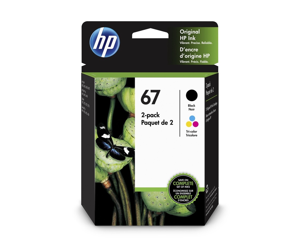 [CRT-HP67P] Cartridge: HP67 Combo pack black & color