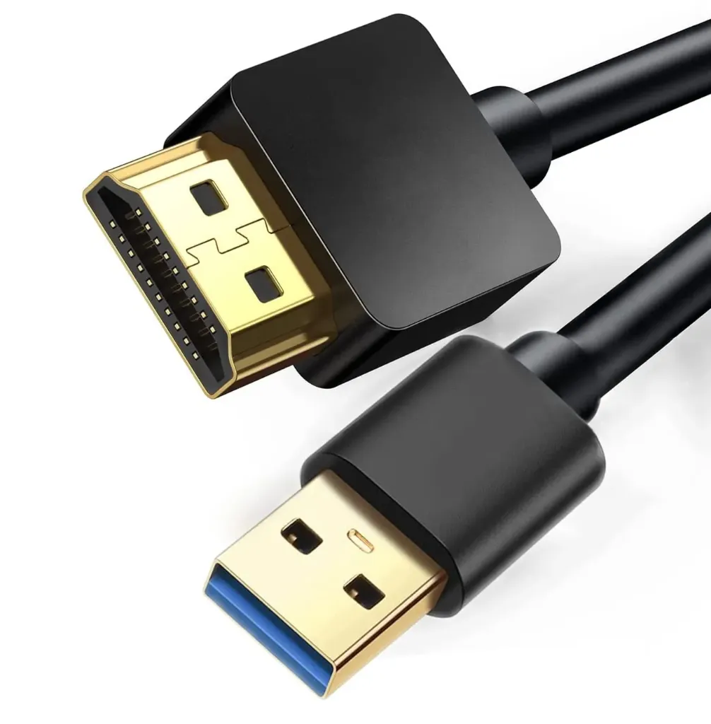 [ACC-USB-HDMI02] USB male to HDMI male Adapter Cable cord 3.3ft/1m
