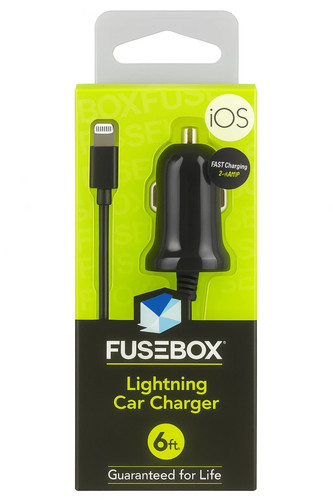 Lightning Car Charger for Iphone,iPad & iPod 2.1 Amp
