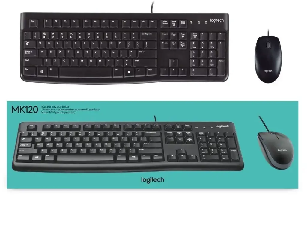 Logitech Keyboard-Mouse Combo MK120 USB