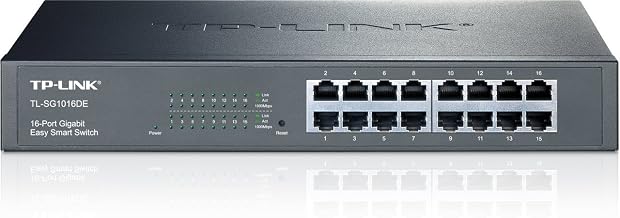 Switch:16 Port Gigabit Easy Smart SG1016DE TP-Link