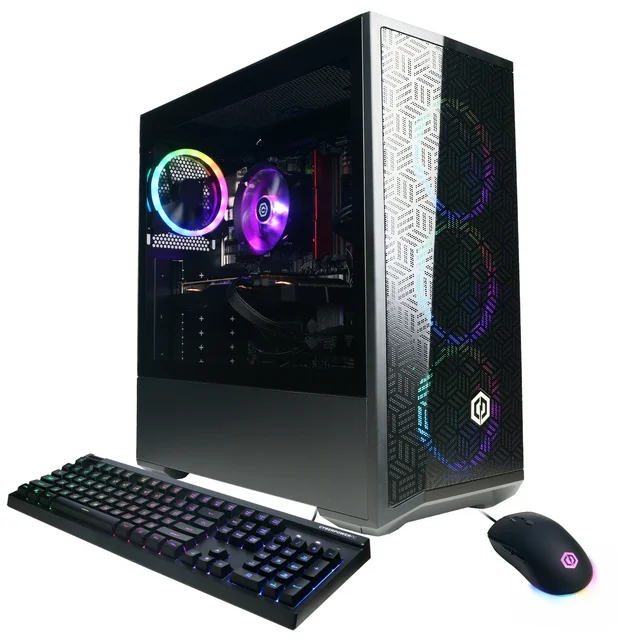CyberPower PC GMA6900 Gaming AMD Ryzen 5 7600  16GB Memory 1TB SSD Radeon RX7600 8192MB Windows 11 incl Keyboard & Mouse