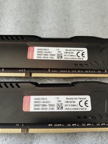[MEM-001R] Memory 8GB DDR4-2400 HyperX Fury BL