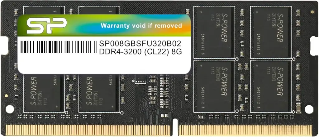 Laptop Memory DDR4 8GB 3200MHz Sodimm 260-pin non-ECC PC4-25600 Sillcon Power
