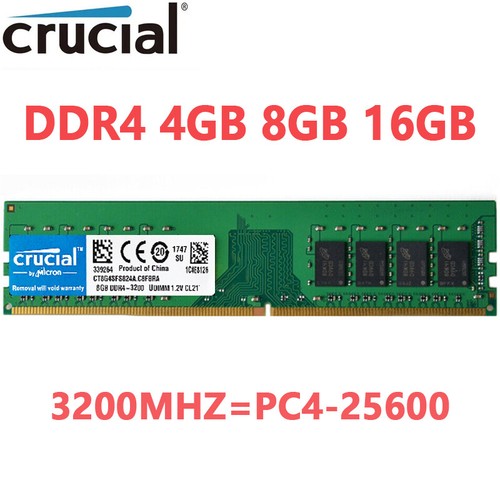 Memory: 8 GB DDR4 3200 PC4