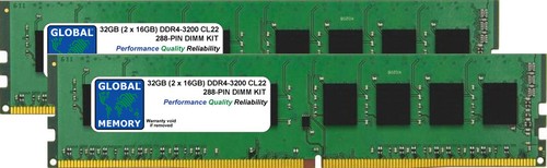[MEM-000J] Memory 2x16GB DDR4  3200 Mhz p/st