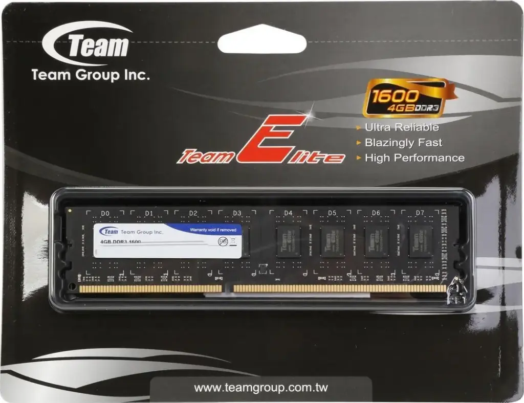 [MEM-001H] Teamgroup Elite DDR3 16GB 1600MHz PC3-12800 Desktop Memory