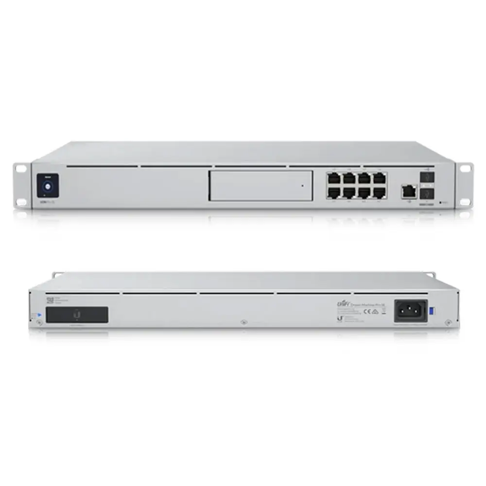 Ubiquiti Dream UDM-SE 10G Cloud Gateway with 100+ UniFi Device / 1,000+ Client Support, 3.5 Gbps IPS Routing and Built-in PoE Switching