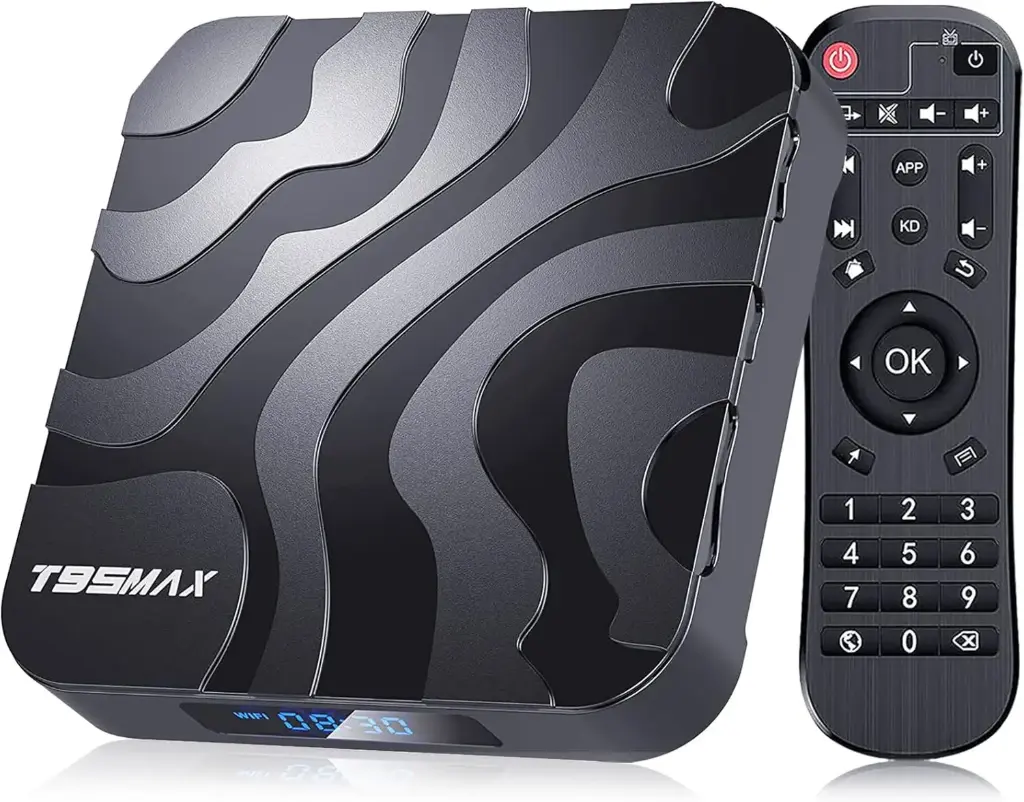 Android10 TV Box T95Max Quad-Core 6K UHD/Dual Wifi/4GB/32GB