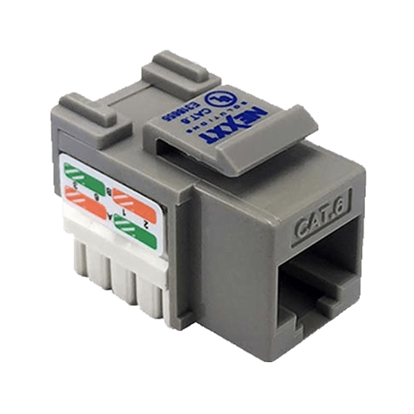 NEXXT Keystone Jack Cat6 unshielded 110 Grijs AW120NXT21