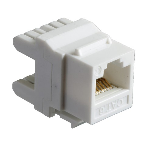 Keystone Jack Cat6 unshielded 110 WH Nexxt