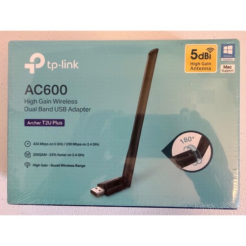 [NET-002F] TP Link AC600 Nano USB  WiFi Adapter Archer T2U PLUS