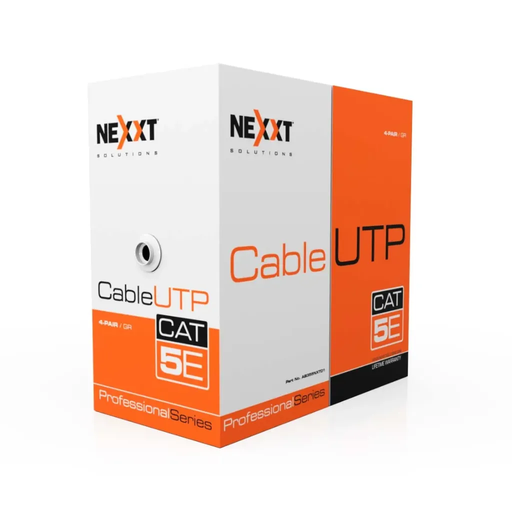 [AB355NXT03] Nexxt UTP Cable Cat5 RED 1000ft