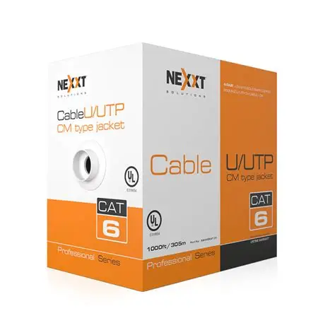 Nexxt UTP Cable Cat6 BLUE 1000ft 24AWG AB356NXT32