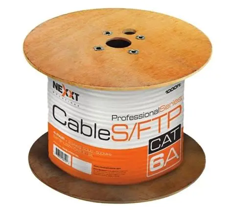 AB357NXT01 Nexxt S/FTP Shielded Cat6A Grey 1000ft