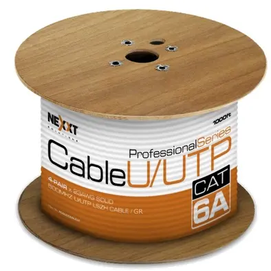 Nexxt UTP Cat6A Grijs 1000ft (4P LSZH) AB357NXT03