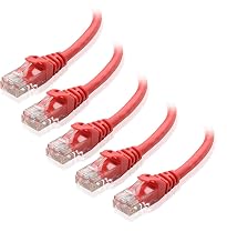 [NET-011K03] Netwerk Ethernet Patch Cable 0.5FT Cat6 red